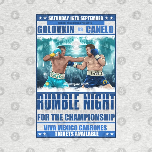 Golovkin vs Canelo by akyanyme